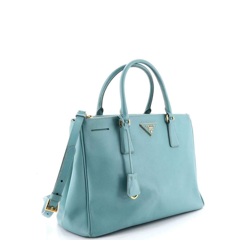 Prada Double Zip Lux Tote Saffiano #247351P92B - Picture 2 of 7